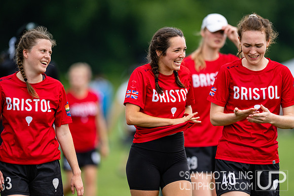 Bristol Women vs FABulous in pool play at World Ultimate Club Championships