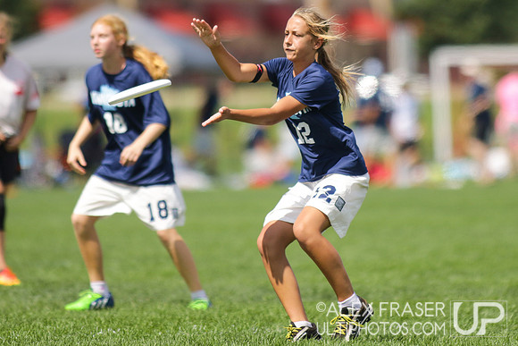 U16 Girls - Saturday - 2016 USAU Youth Club Championships