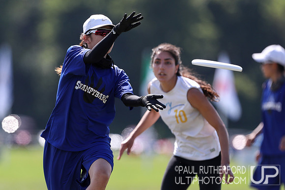 Fury and Swampybarg at the 2022 World Ultimate Club Championships