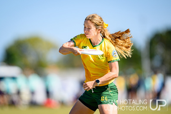 Women’s power-pools during World Ultimate Championships at Runaway Bay Sports Precinct