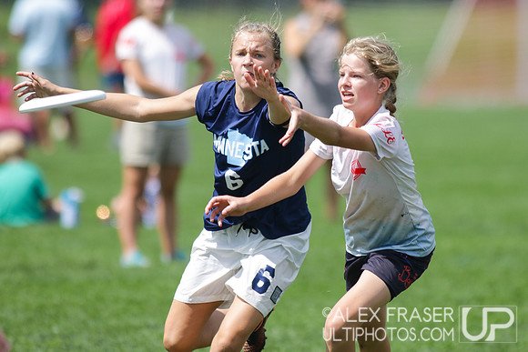 U16 Girls - Saturday - 2016 USAU Youth Club Championships