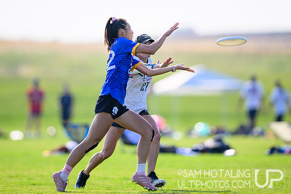 Women’s pool play during International Club Championships at Aurora Sports Park