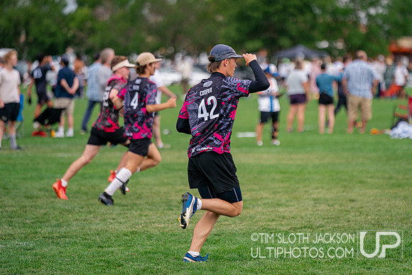 Bracket  play at 2024 USAU Youth Club Championship