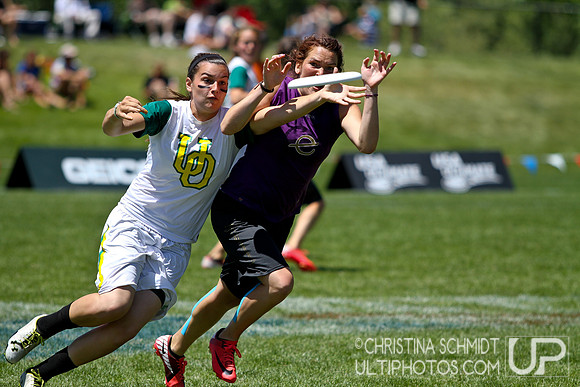 2012 USAU D-I College Championships Monday Women's Finals