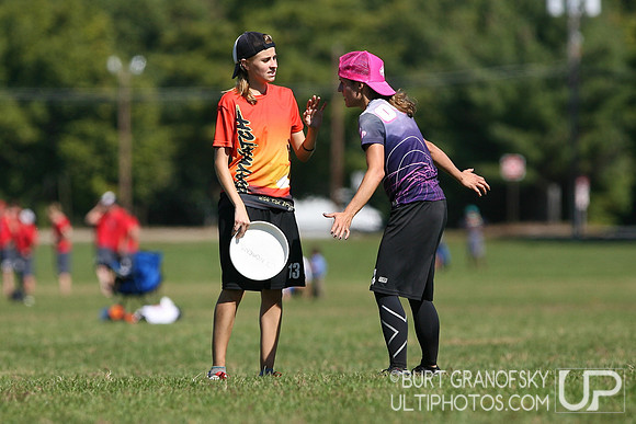 USAU NE Regionals 2013 -- Women's, Sat Round 3