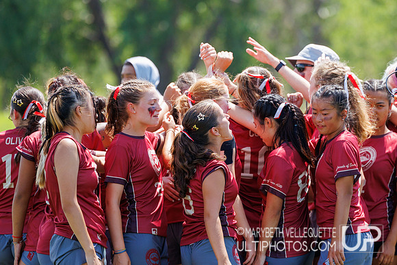 Monday action at the USA Ultimate Youth Club Championships. U-20