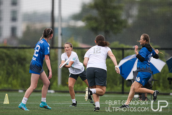USA Ultimate YCC 2022 -- U17 Girls Sat Action