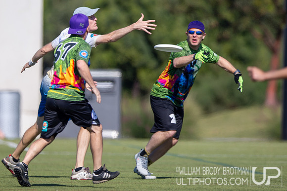 Day 2 of the WFDF 2024 World Masters Ultimate Championships