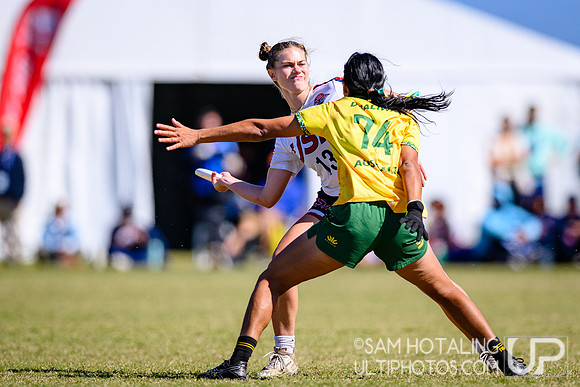 Women’s power-pools during World Ultimate Championships at Runaway Bay Sports Precinct
