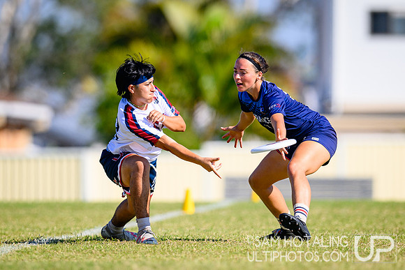 Pool play during World Ultimate Championships at Runaway Bay Precinct