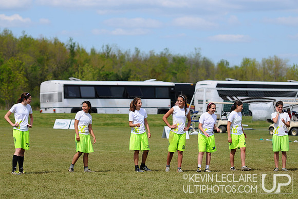 2010 UPA High School Girls Eastern Championship Finals -- Amherst vs. YHB