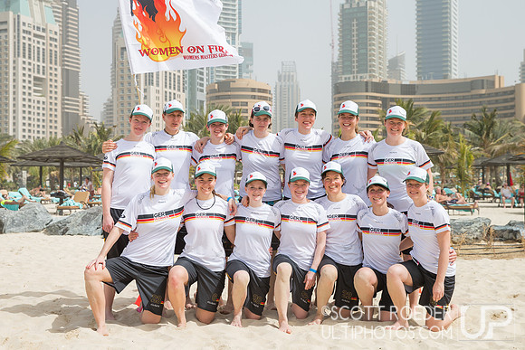 Germany Women's Masters Team Photo - WCBU 2015