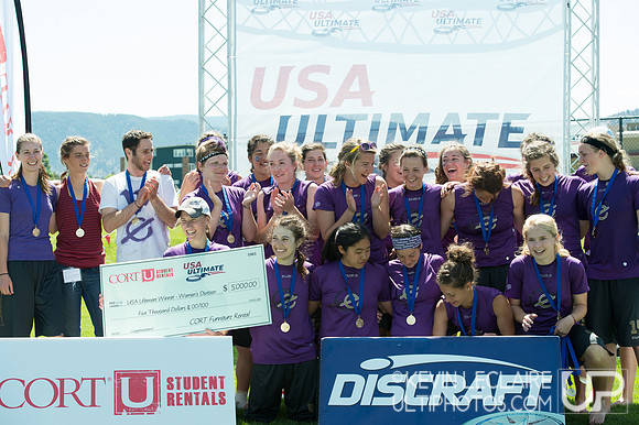 2012 USAU D-I College Championship Game Action