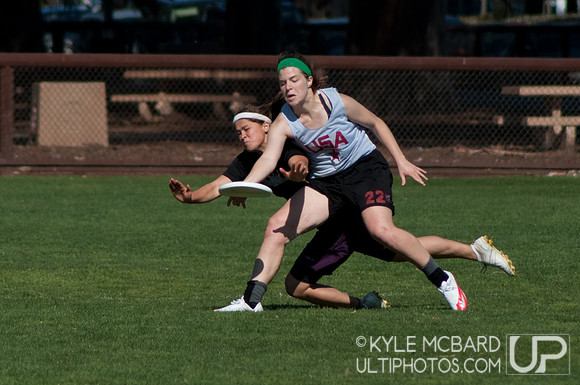 Saturday Women's action from Stanford Invite 2012
