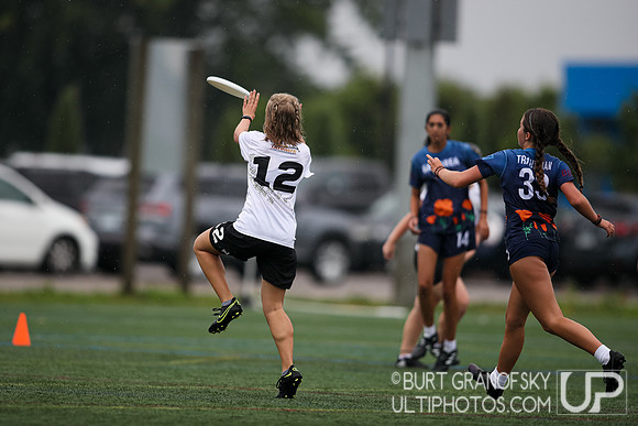 USA Ultimate YCC 2022 -- U17 Girls Sat Action