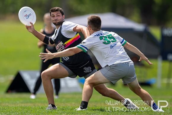 Day 2 of the USA Ultimate U.S. Open ICC Championships