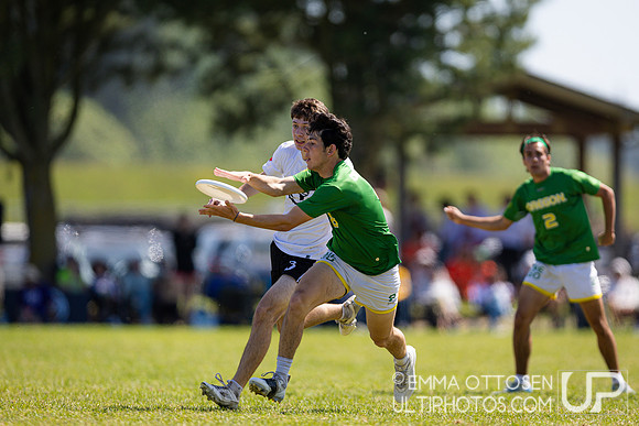 Saturday full coverage from USAU D-I College Championships, Oregon vs Northeastern