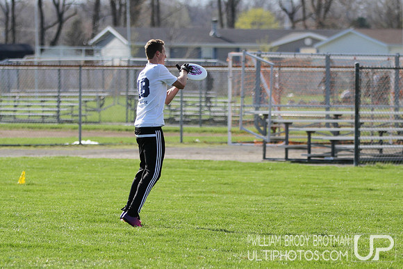 Saturday Action - USA Ultimate 2014 College Division I Ohio Valley Regional Tournament