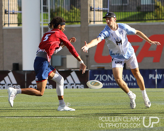 Minnesota Wind Chill vs. DC Breeze UFA Championship Weekend semifinal game at Zions Bank Stadium. Friday, August 23, 2024