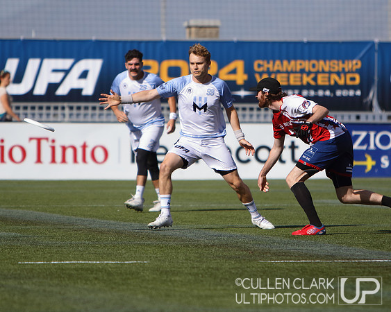 Minnesota Wind Chill vs. DC Breeze UFA Championship Weekend semifinal game at Zions Bank Stadium. Friday, August 23, 2024