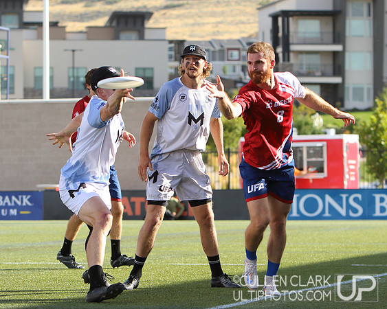 Minnesota Wind Chill vs. DC Breeze UFA Championship Weekend semifinal game at Zions Bank Stadium. Friday, August 23, 2024