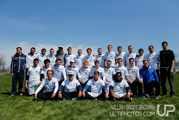 Sunday Action - USA Ultimate 2014 College Division I Ohio Valley Regional Tournament