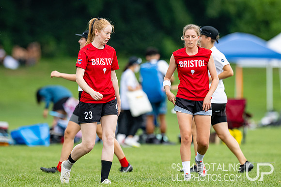 Bristol Women vs FABulous in pool play at World Ultimate Club Championships