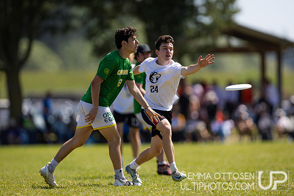 Saturday full coverage from USAU D-I College Championships, Oregon vs Northeastern