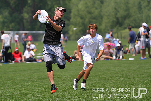 Saturday Open division action from 2012 College Nationals