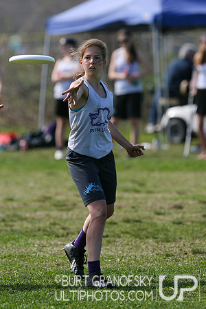 Sunday Action, Girls -- USAU 2014 HS Northeastern Championships