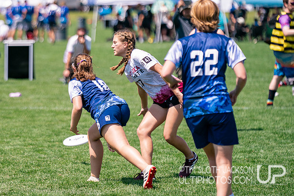 Pool play at 2024 USAU Youth Club Championship