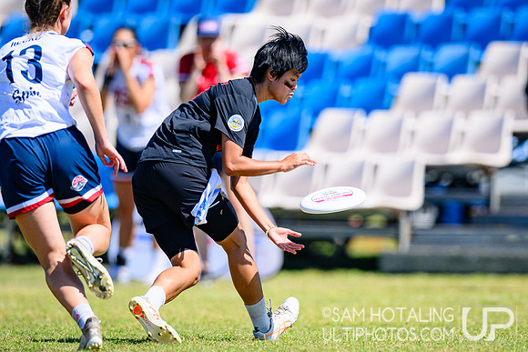 Women’s pool play during World Ultimate Championships at Runaway Bay Sports Precinct