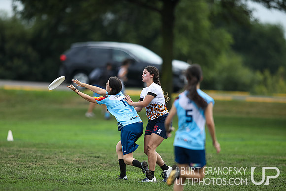 USA Ultimate YCC 2022 -- U20 Girls Sat Action