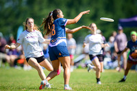 Saturday pool play at USAU D-I College Championships