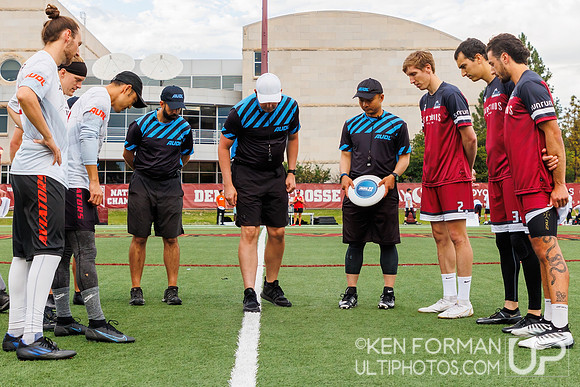 Action from Colorado  Summit vs. Los Angeles Aviators.