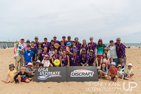 Dial-up a Charm GM Mixed 2nd Place Team Photo - 2025 Beach