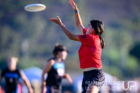 Flipside vs Seattle Riot in women’s placement play during Club Championships at Surf Cup Sports Park