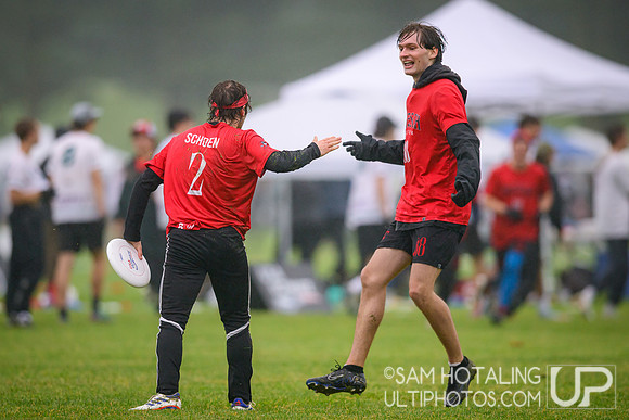 Round I pool play at USAU D-III College Championships