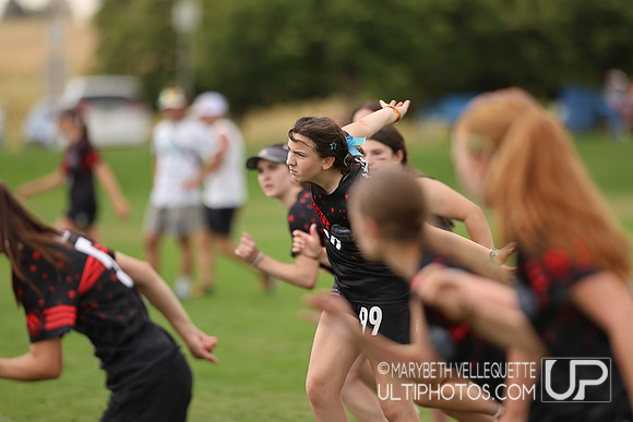 Saturday action at the USA Ultimate Youth Club Championships in