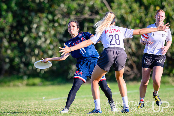 Mixed pool play during World Ultimate Championships at Runaway Bay Sports Precinct