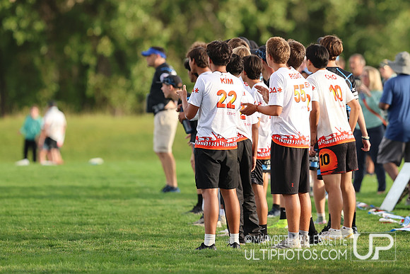 Saturday action at the USA Ultimate Youth Club Championships in
