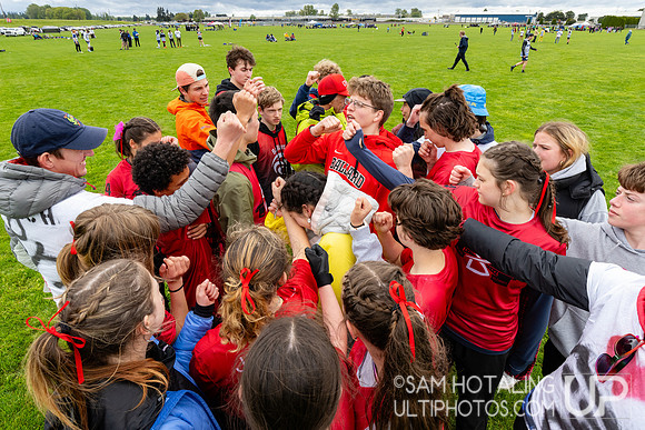 Pool play round III at DiscNW Spring Reign