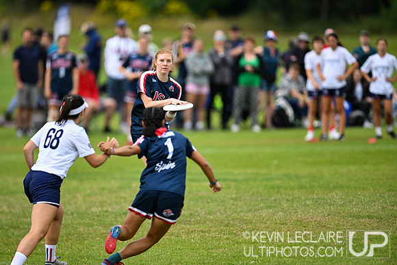USA vs France U20 Women's - WJUC Thursday Round 2