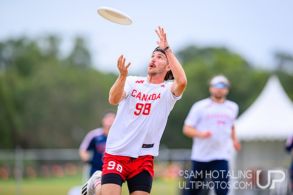 Open quarterfinals during World Ultimate Championships at Runaway Bay Sports Precinct