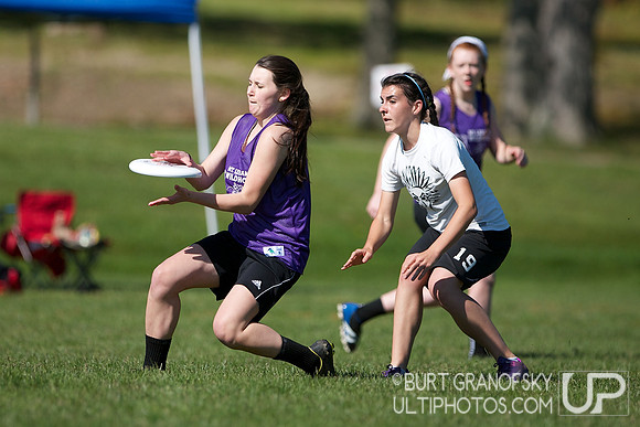 Girls Division, Saturday -- 2012 USAU HS Northeasterns