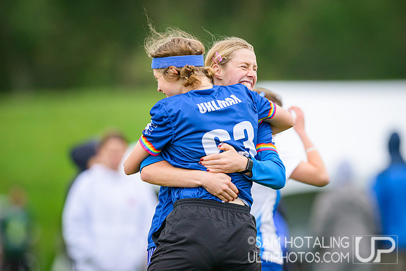 Lewis & Clark Artemis vs Whitman Sweets in quarterfinals at USAU D-III College Championships