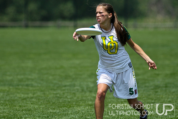 2012 USAU D-I College Championships Saturday Round 3 Action