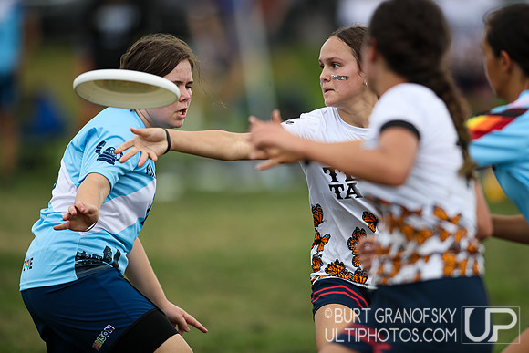 USA Ultimate YCC 2022 -- U20 Girls Sat Action