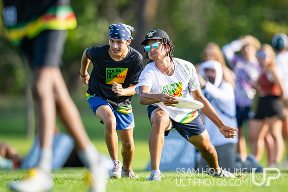 Color of Ultimate pickup showcase game at International Club Championships at Aurora Sports Park