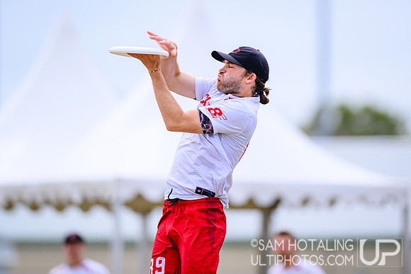 Open quarterfinals during World Ultimate Championships at Runaway Bay Sports Precinct